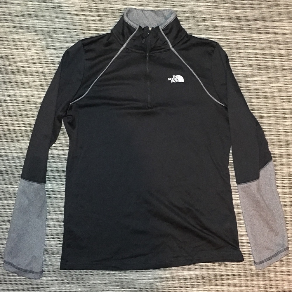 FLEECE ZIP UP PULLOVER SWEATER